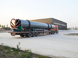 內蒙礦渣轉筒烘干機發貨